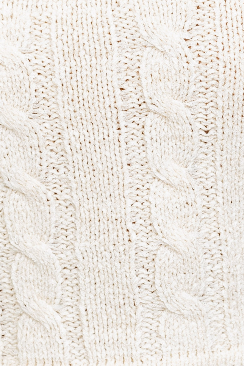 Cable Knit Bralette